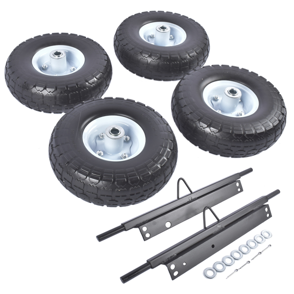 发电机车轮套件 All Terrain Solid Never Flat Tires Wheel Kit for Honda Generator EU3000is 06423-ZS9-020AH-3