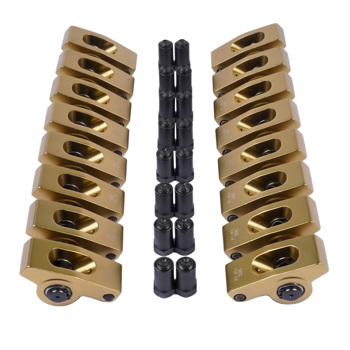 摇臂 16 PCS Rocker Arms  7/16'' 1.6 Ratio for Ford 221 289 302 351W 5.0 Small Block SBF