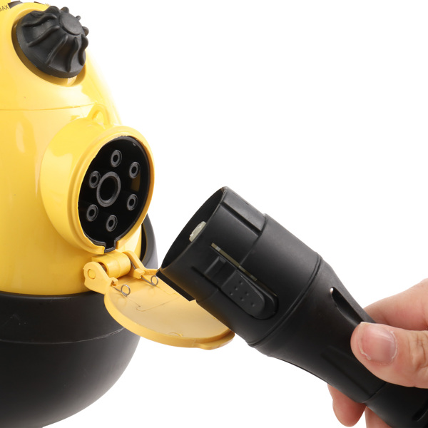 欧规 VSC28B 蒸汽清洁器 220V 1500W 带19个配件 铝锅炉 黄色 最大容量1200ML 持续工作20min-10