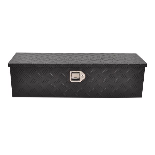 工具箱 Black Aluminum Tool Storage Box for Pickup Truck Bed + Lock MT018002（禁售TEMU&亚马逊）(不支持无理由退货)-1