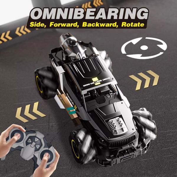 4DRC Y3 遥控卡车带喷雾和灯光，双电机越野遥控车，2.4Ghz 4WD 360° 攀岩车，手势控制，35+ 分钟游戏，适合男孩女孩和成人的玩具车.物流由UPS/USPS/FEDEX随机发出.-9