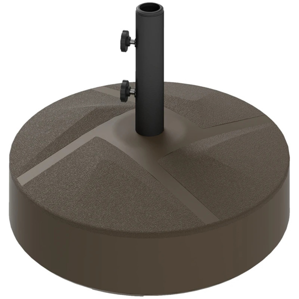 棕色重型户外伞架底座带支架 （amazon shipping-发货，WALMART禁止销售）周末不发货-3