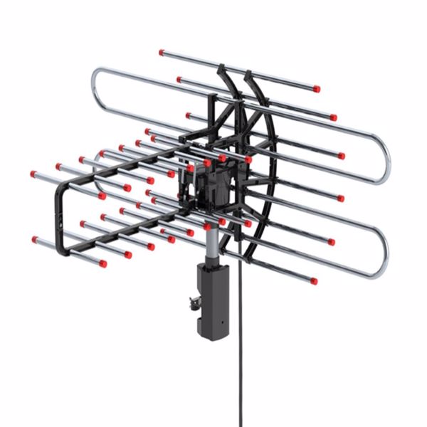【美规】 TA-851 PLUS  360°旋转 UV双段 174-860MHz 22-38dB 室外天线 带配件包-1