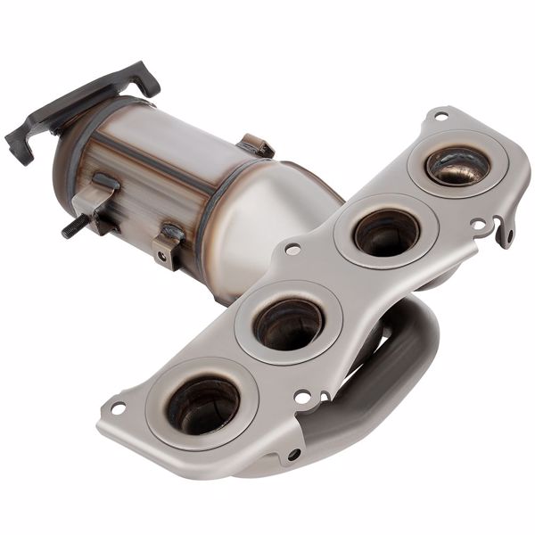 排气管 Front Catalytic Converter For 2002 03-2006 Toyota Camry Solara 2.4L EPA 674-811（禁售TEMU&亚马逊）(不支持无理由退货)-1