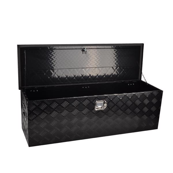 工具箱 48"Black Aluminum Tool Storage Box for Pickup Truck Bed + Lock MT018005（禁售TEMU&亚马逊）(不支持无理由退货)-2