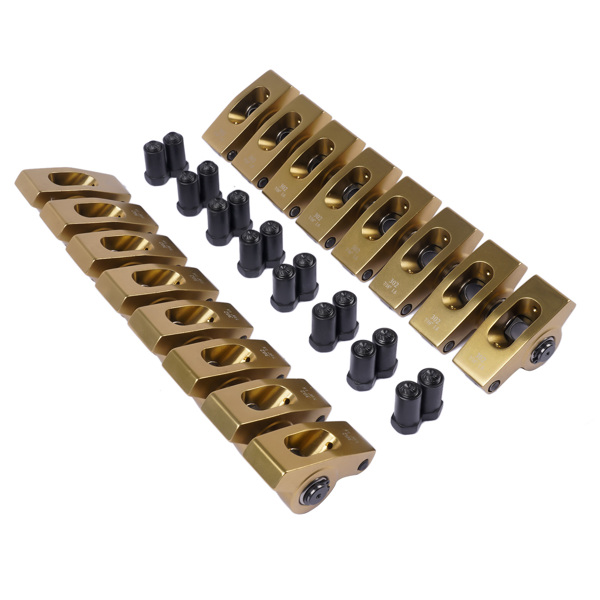 摇臂 16 PCS Rocker Arms  7/16'' 1.6 Ratio for Ford 221 289 302 351W 5.0 Small Block SBF-2