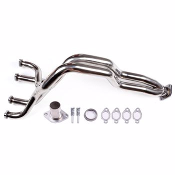 排气管 1976-1984 VW Jetta Rabbit 1.5L 1.6L 1.7L Engines Stainless Steel Exhaust Manifold Racing Header（禁售TEMU&亚马逊）(不支持无理由退货)