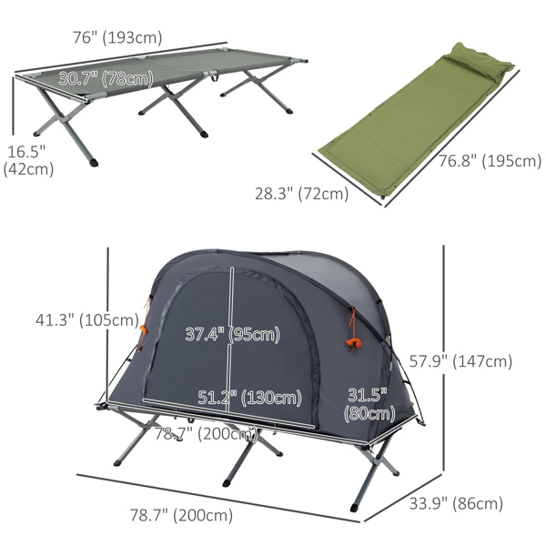 可折叠露营帐篷 （Amazon Shipping）（WalMart 禁售）（周末不发货）-4