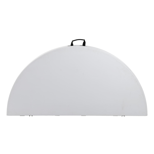 48inch Round Folding Table Outdoor Folding Utility Table White-71