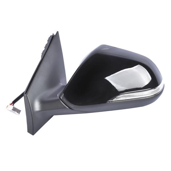 后视镜 Front Left Mirror w/ In-housing Signal Light for Hyundai Sonata 1.6L 2.0L 2.4L l4 GAS 2018-2019 Non-Heated-5