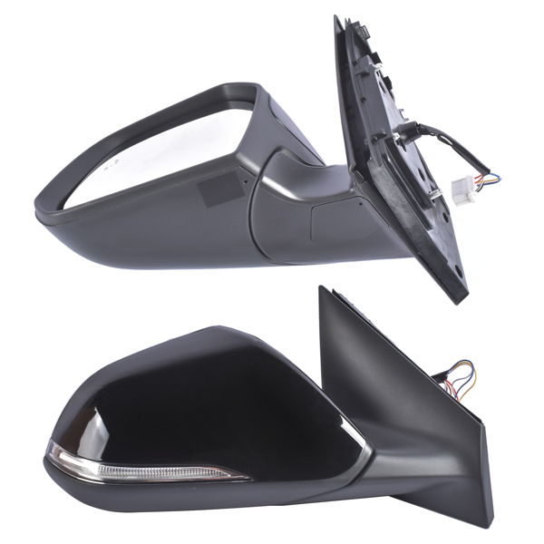 后视镜 2Pcs Front Mirrors Left & Right w/ Signal Light Blind Spot Non-Heated for Hyundai Sonata 2018-2019-5