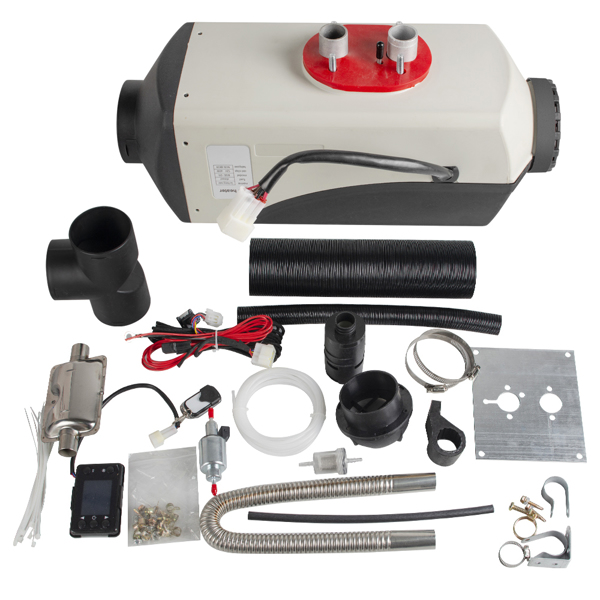 驻车燃油暖风机（液晶款）（12V）（8000W）（白黑）-7