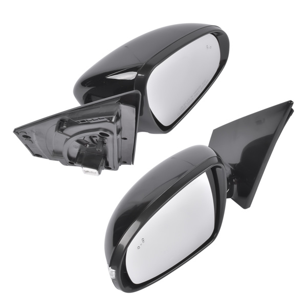 后视镜 Left & Right Power View Mirrors with Blind Spot Detection for Kia Sportage 2017-2019 87620D9130, 87610D9130-2