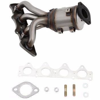 排气管 Exhaust Manifold Catalytic Converter For 2012-2017 Hyundai Accent Kia Rio Soul（禁售TEMU&亚马逊）(不支持无理由退货)