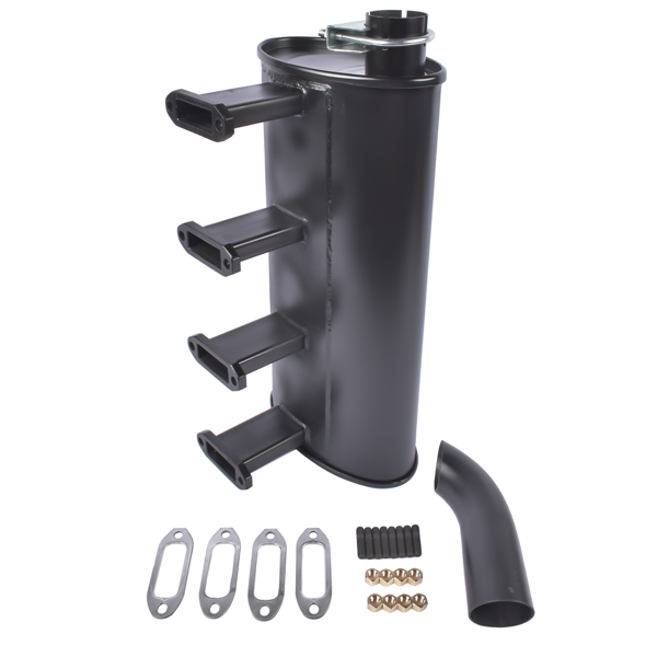 亚马逊禁售 排气消声器 Exhaust Manifold Muffler Kit 04191237 For Deutz 912 913 914 4 Cylinder 02160568-5