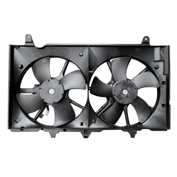 散热器风扇 Front Dual Radiator Condenser Cooling Fan Assembly for Nissan 350Z Convertible Coupe 2-Door 3.5L V6 2007-2009 21481-EV02B-1