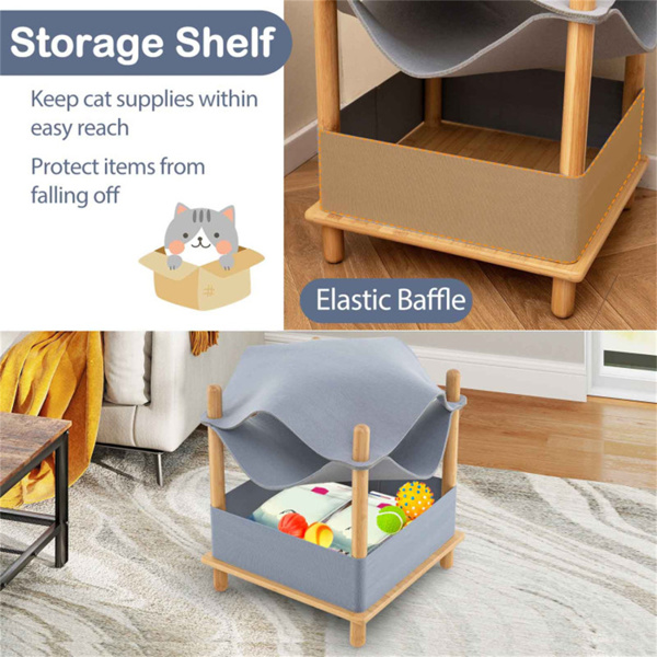 2层猫公寓带吊床（amazon shipping-发货，WALMART禁止销售）-10
