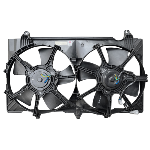 散热器风扇 Front Dual Radiator Condenser Cooling Fan Assembly for Nissan 350Z Convertible Coupe 2-Door 3.5L V6 2007-2009 21481-EV02B-2