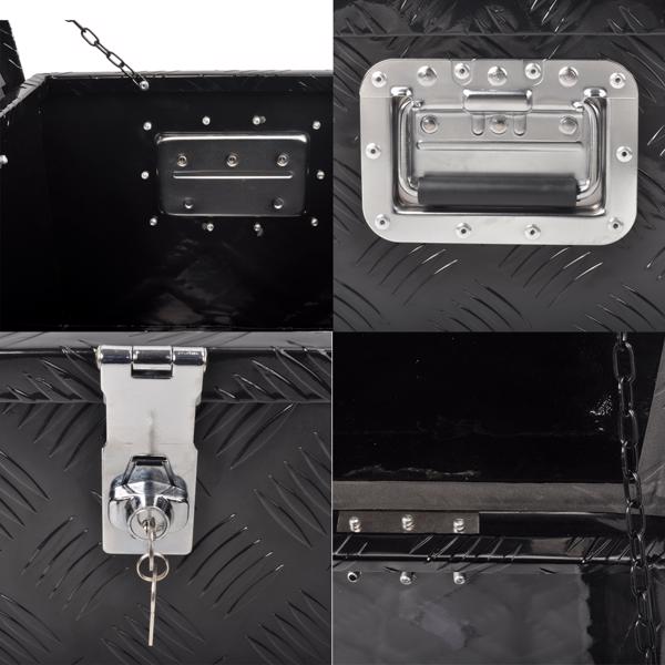 30”Aluminum pickup truck bed tool trailer storage box+Lock MT018022（禁售TEMU&亚马逊）(不支持无理由退货)-6