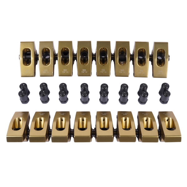 摇臂 16 PCS Rocker Arms  7/16'' 1.6 Ratio for Ford 221 289 302 351W 5.0 Small Block SBF-3