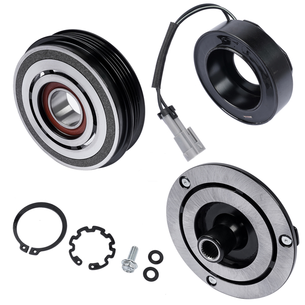  A/C电磁离合器 A/C Compressor Kit for GMC Savana Sierra 1500 2500 Yukon Chevrolet C3500HD V8-5