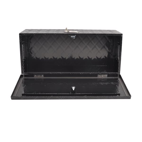工具箱 Black Aluminum Tool Storage Box for Pickup Truck Bed + Lock MT018003（禁售TEMU&亚马逊）(不支持无理由退货)-3