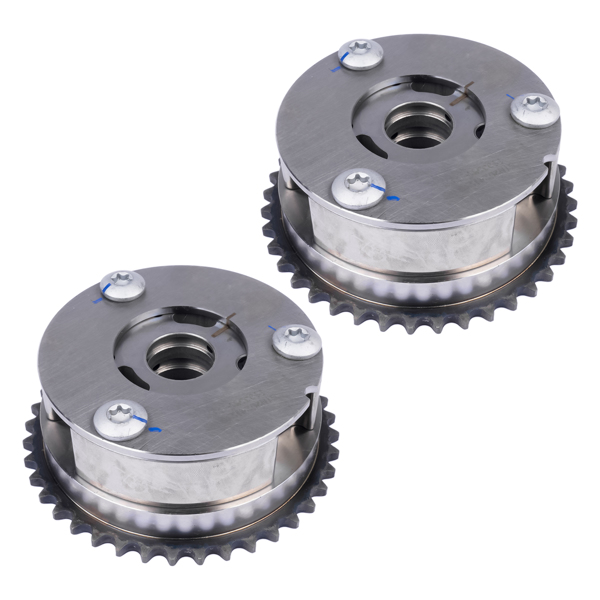 凸轮轴调节器 2Pcs Variable Valve Timing Sprockets for Chevy Cruze Sonic Trax Buick Encore 1.4L 2011-2021-1