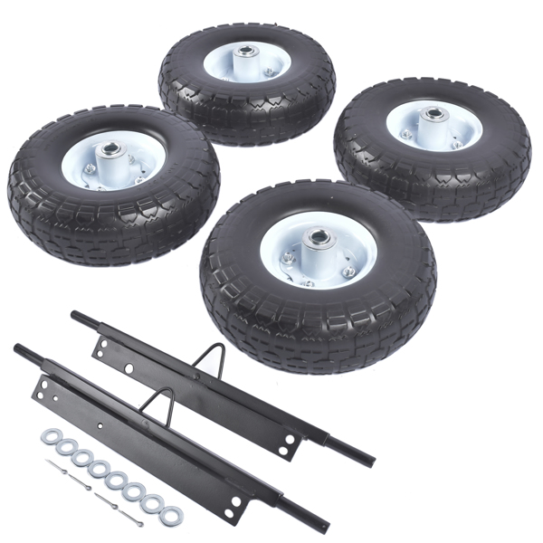 发电机车轮套件 All Terrain Solid Never Flat Tires Wheel Kit for Honda Generator EU3000is 06423-ZS9-020AH-2