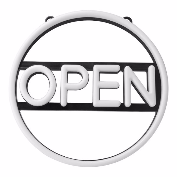 24W圆框Open霓虹灯广告牌带遥控器（美规110V插头）-2
