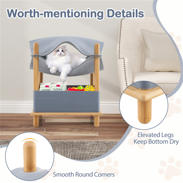 2层猫公寓带吊床（amazon shipping-发货，WALMART禁止销售）-3