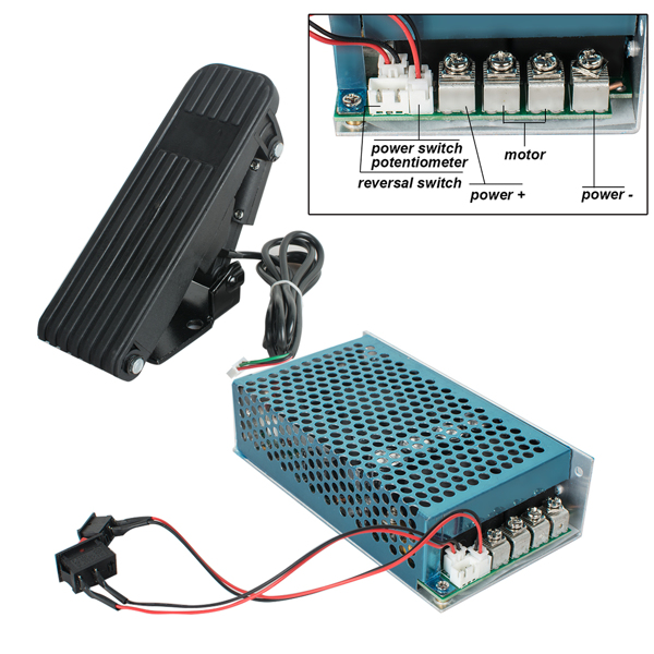 10-50V/5000W/100a脚踏PWM电机控制器-11