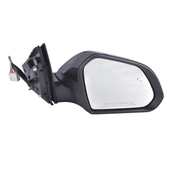 后视镜 Front Right Exterior View Mirror Black with Signal for Hyundai Sonata 2018-2019 87620-C2580 Non-Heated