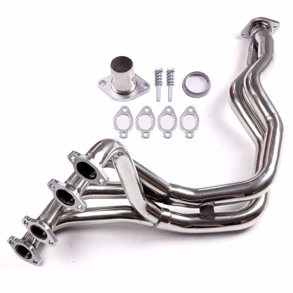 排气管 1976-1984 VW Jetta Rabbit 1.5L 1.6L 1.7L Engines Stainless Steel Exhaust Manifold Racing Header（禁售TEMU&亚马逊）(不支持无理由退货)-3