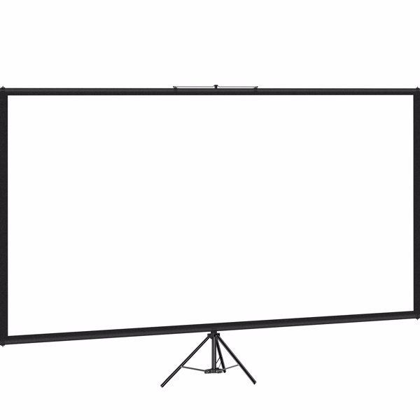 80 Inch Tripod Projector Screen, 16:9 HD 4K Portable Projection Screen with Adjustable Stand, Wrinkle-Free for Indoor & Outdoor Movies, Home Cinema, Gaming, Office Use-9