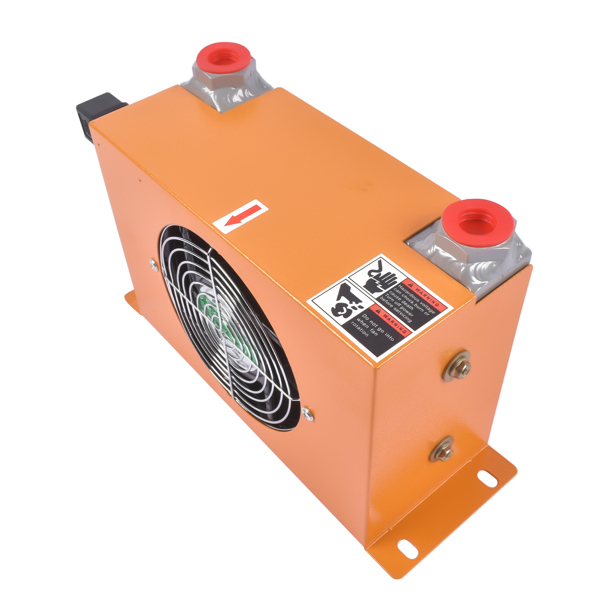 风冷式油冷却器 Hydraulic Oil Cooler AH0608T-CA Air-cooled Radiator for AGT Q12 H12 QH12 DC 12V-4