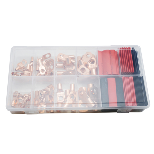 150pcs盒装sc窥口端子套管（70pcs窥口端子+80pcs热缩管）-3
