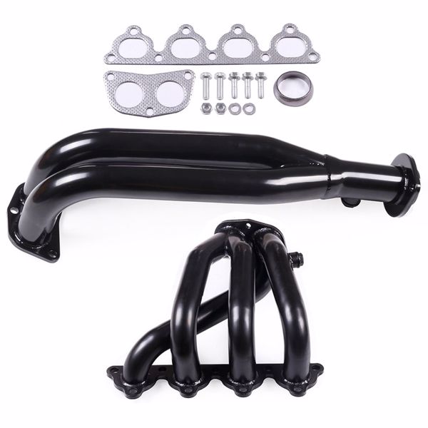 排气管 1990-2000 Honda Civic 93-97 Honda Civic Del Sol Cadillac Chevrolet Corvette 1.6L Exhaust Header & O2 Bung/Gasket（禁售TEMU&亚马逊）(不支持无理由退货)-2