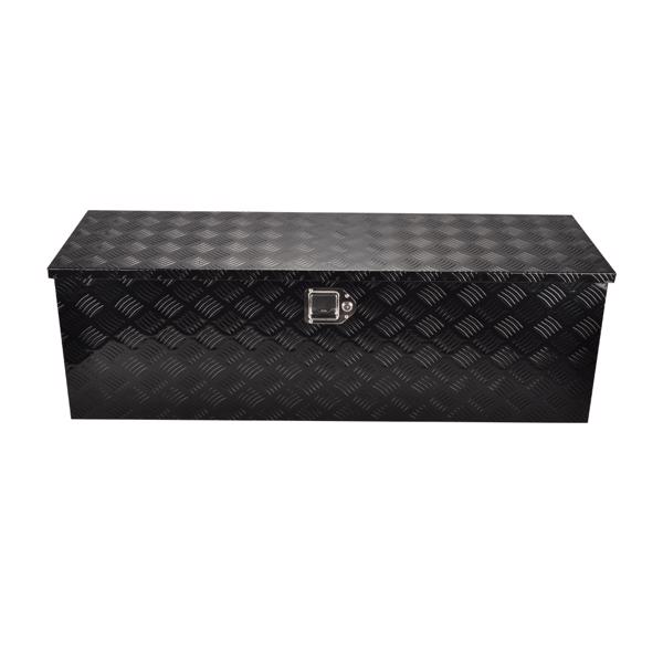 工具箱 48"Black Aluminum Tool Storage Box for Pickup Truck Bed + Lock MT018005（禁售TEMU&亚马逊）(不支持无理由退货)-1