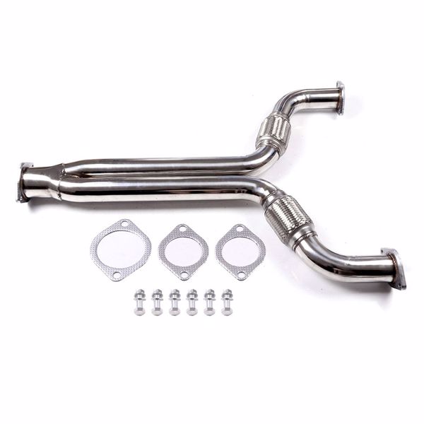 排气管 2003-2007 Infiniti G35 2003-2006 Nissan 350Z 3.5L T-304 Stainless Steel Exhaust Header Kit（禁售TEMU&亚马逊）(不支持无理由退货)-5