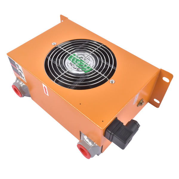 风冷式油冷却器 Hydraulic Oil Cooler AH0608T-CA Air-cooled Radiator for AGT Q12 H12 QH12 DC 12V-2