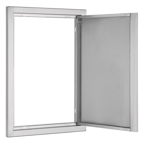 17x24英寸304不锈钢检修门-嵌入式垂直面板，适用于室外厨房烧烤岛、披萨烤箱柜和烧烤台（周末不发货，禁售亚马逊）-11
