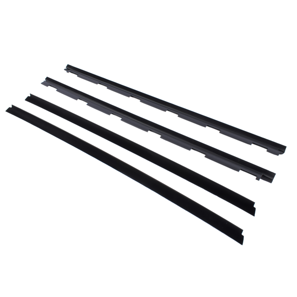 车窗密封条 Front Window Sweep Weatherstrip Seal Set Inner Outer for Chevy Blazer Tahoe GMC Yukon C/K 1500 2500 3500 Truck 1988-2000 15991406 15991405-2