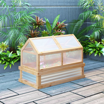 带温室的花园花床套件（周末不发货）（ Amazon Shipping）（WalMart禁售）