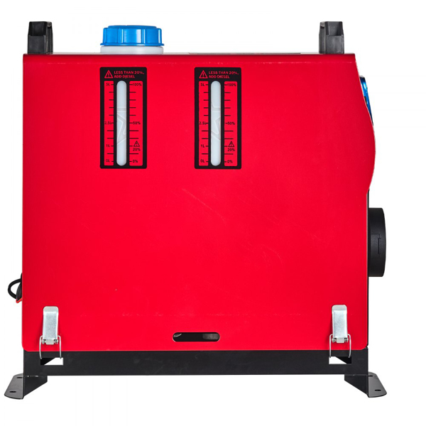 柴油加热器8KW，12V红色升级柴油加热器带LCD开关的一体式柴油空气加热器，适用于卡车、船、汽车拖车、房车房车露营车的柴油加热器（周末不发货，禁售亚马逊）-12