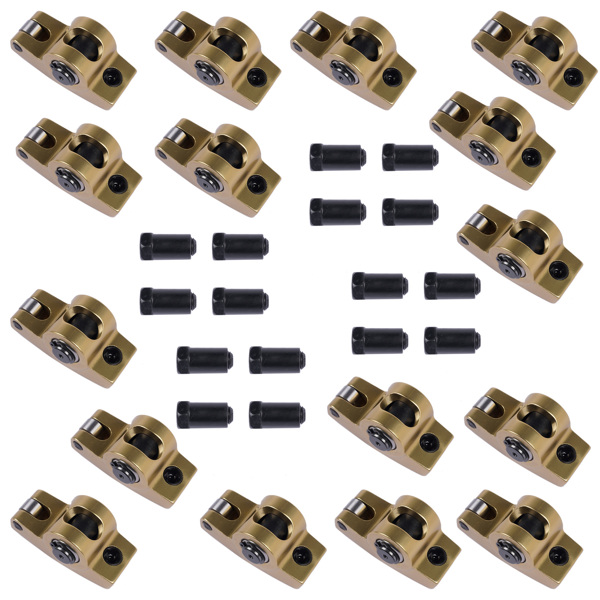 摇臂 16 PCS Rocker Arms  7/16'' 1.6 Ratio for Ford 221 289 302 351W 5.0 Small Block SBF-7