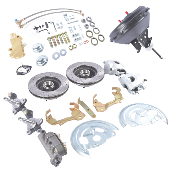 制动改装包 Front Disc Brake Conversion Kit for Buick Skylark Chevy Malibu Camaro Olds Cutlass F85-4