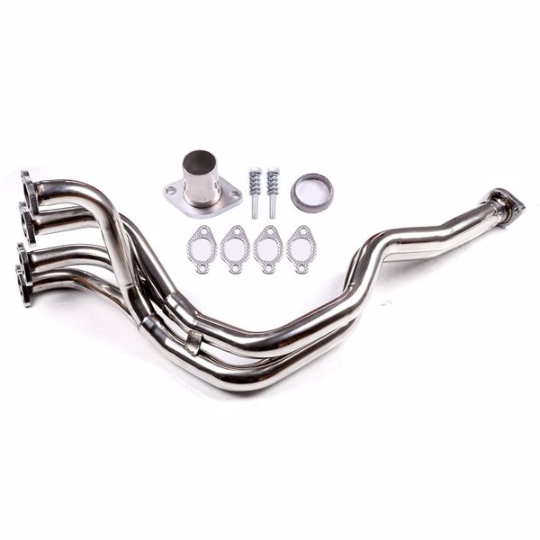 排气管 1976-1984 VW Jetta Rabbit 1.5L 1.6L 1.7L Engines Stainless Steel Exhaust Manifold Racing Header（禁售TEMU&亚马逊）(不支持无理由退货)-4