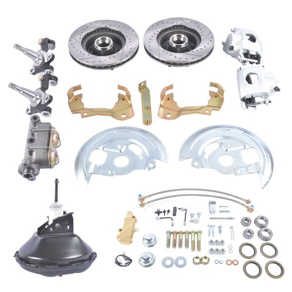 制动改装包 Front Disc Brake Conversion Kit for Buick Skylark Chevy Malibu Camaro Olds Cutlass F85-6