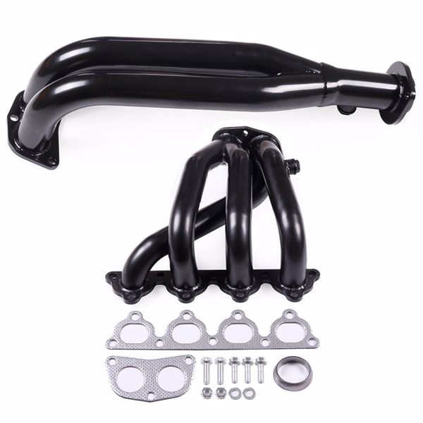 排气管 1990-2000 Honda Civic 93-97 Honda Civic Del Sol Cadillac Chevrolet Corvette 1.6L Exhaust Header & O2 Bung/Gasket（禁售TEMU&亚马逊）(不支持无理由退货)-1
