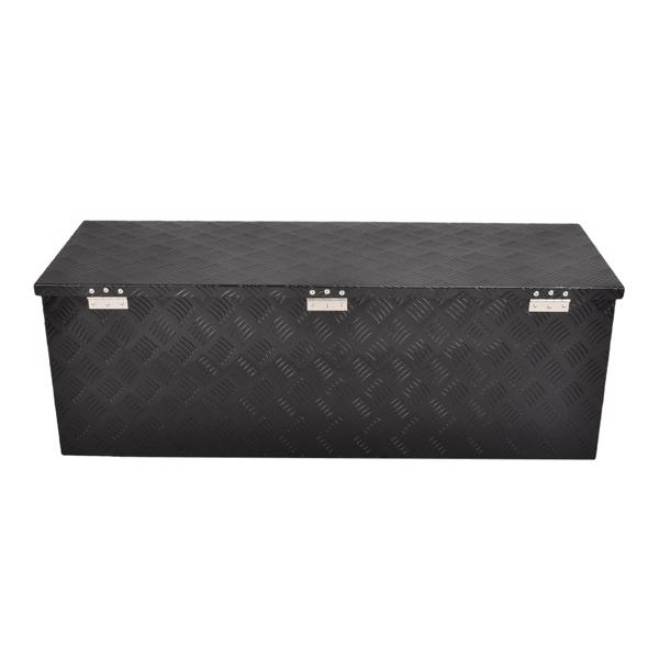 44” Aluminum Pickup Truck Bed Tool Trailer Storage Box + Lock MT018020（禁售TEMU&亚马逊）(不支持无理由退货)-2